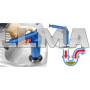 Пневматический вантуз высокого давления Toilet dredge GUN BLUE Drain Jet